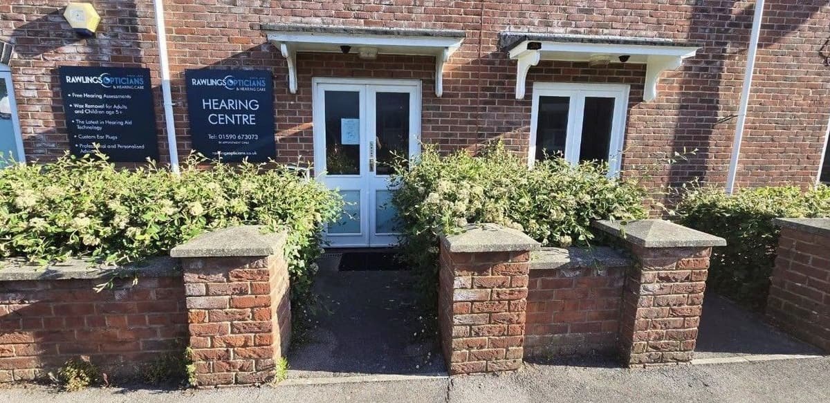 Before: business frontage in Lymington